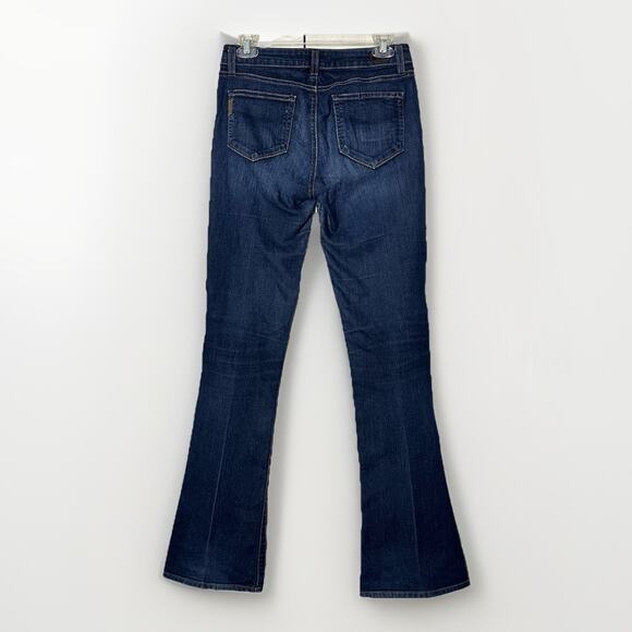 PAIGE Lou Lou Jeans Womens Size 28 Dark Blue Flare Leg Boho Hippie USA Preppy - Picture 3 of 8